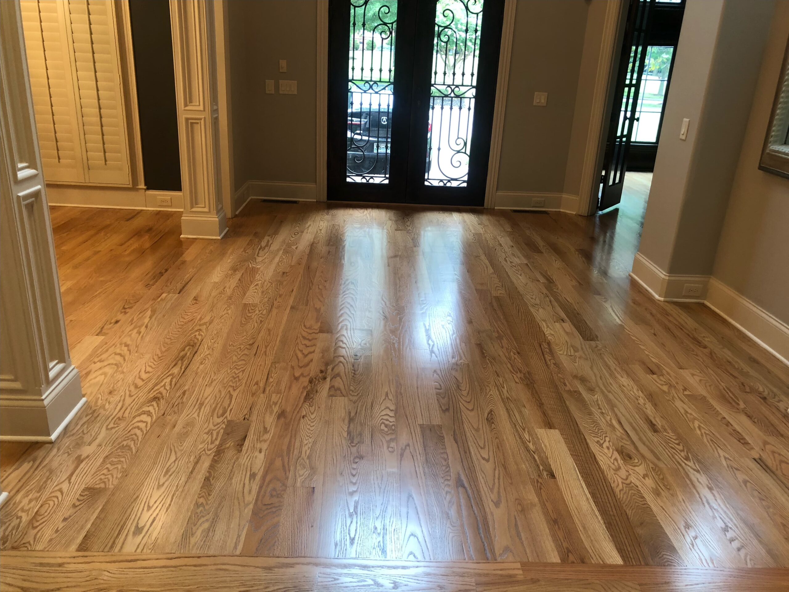 medium brown hardwood floors - hardwood floor repair